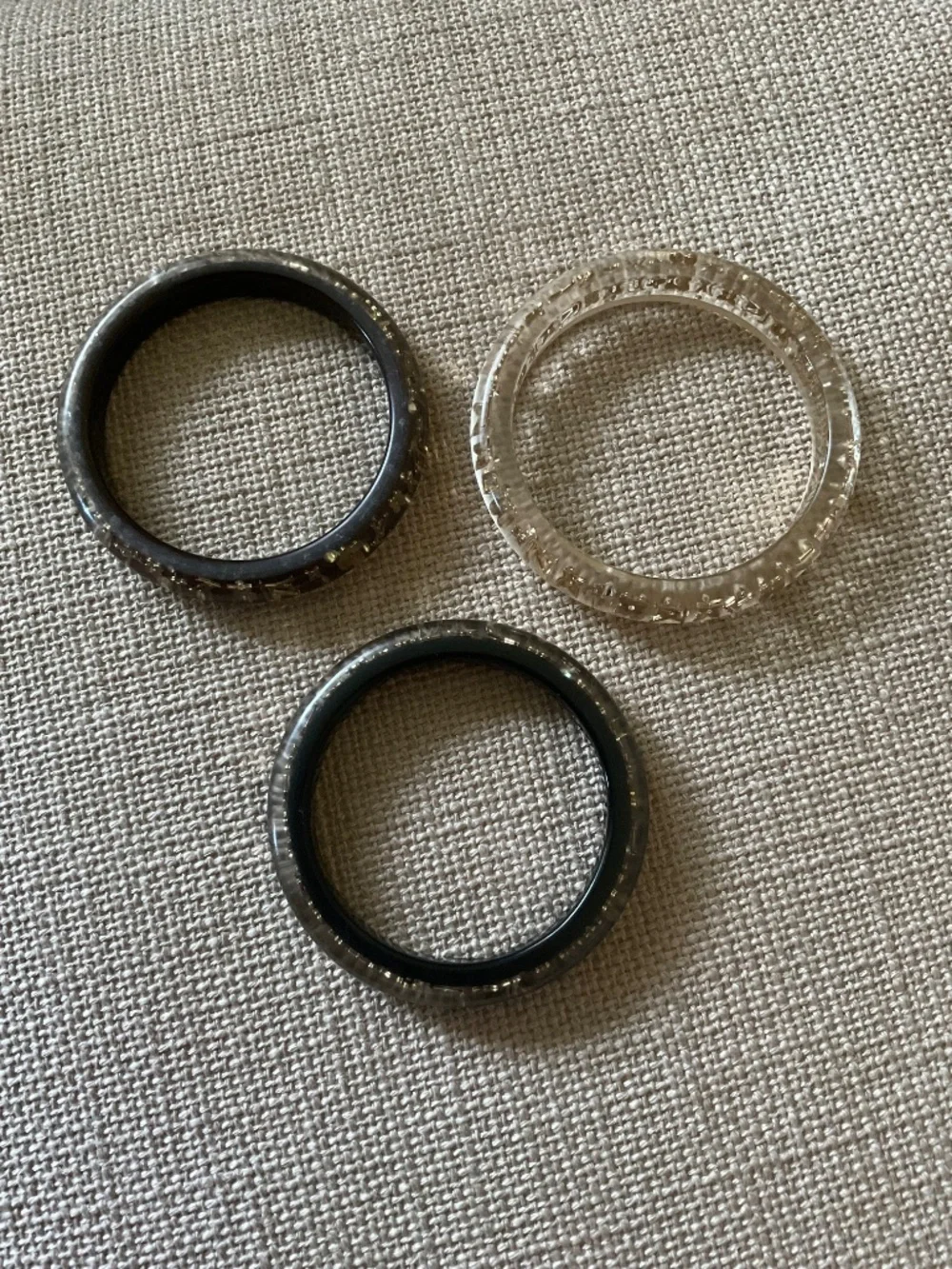 Louis Vuitton black lucite bangle small size - Picture 5 of 5